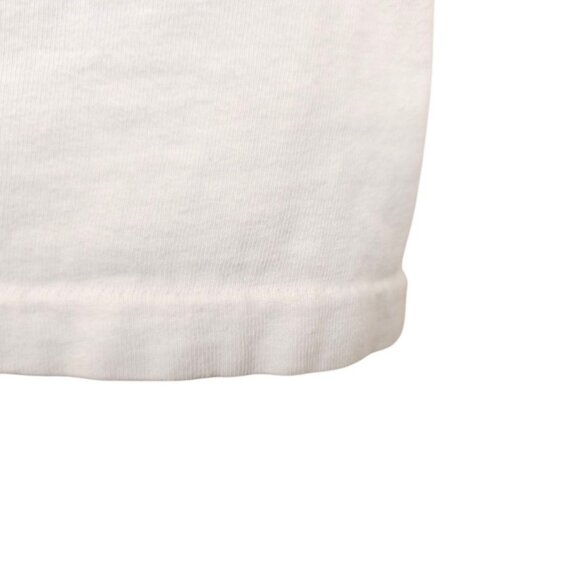 Vintage Salvador Dairy T Shirt Mens Size Large White 80s Dali Cow Made In USA - Picture 9 of 11